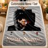Flannel BlanketThe Weeknd Custom Name Text Personalized Soft Warm Throw Blanket Home Decor Gift