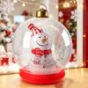 Inflatable Christmas Ball Set: Luminous Outdoor Decor with Cartoon Transparent Balls & Tree