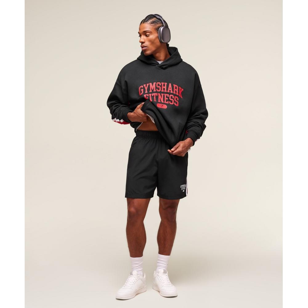 Gymshark Varsity 7 Shorts Schwarz A3b2w Bb2j