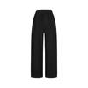 JZ Annakol Women's Athleisure Elastic Waist Curved Hem Casual Pants