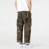 Trendy brand spring loose straight camouflage pants trendy wide-leg Japanese retro trendy overalls men's wholesale M