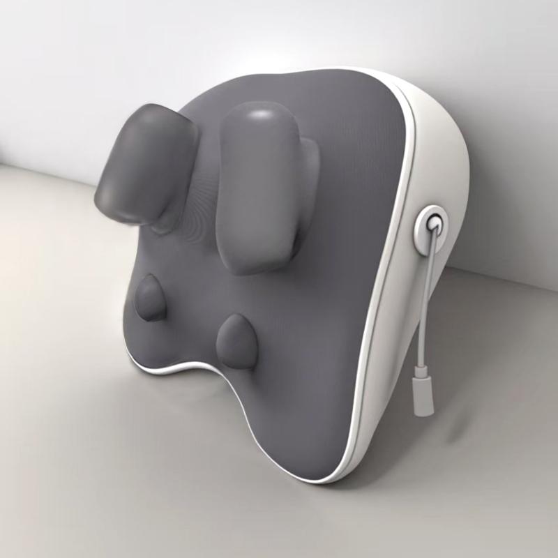 Trapezius Massage Pillow Wireless Electric Car Office Home Massager Heating Waist Neck Leg Cervical Shiatsu Kneading Relaxation