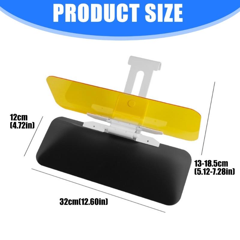 1/2pcs Sunshade Car Sun Visors For Daytime Sun Protection And Nighttime Headlight Glares Reduction Quick Installation