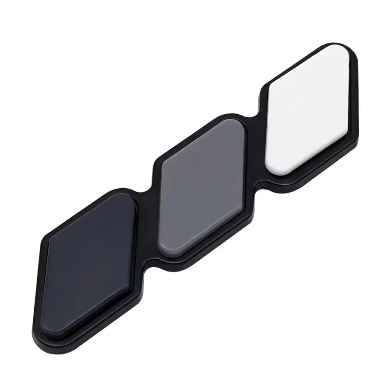 3 Colors Grille Badge Emblem Decals For Toyota Tacoma Tundra 4Runner TRD Rav4 CHR Highlande Strip Air Inlet Auto Car Accessories