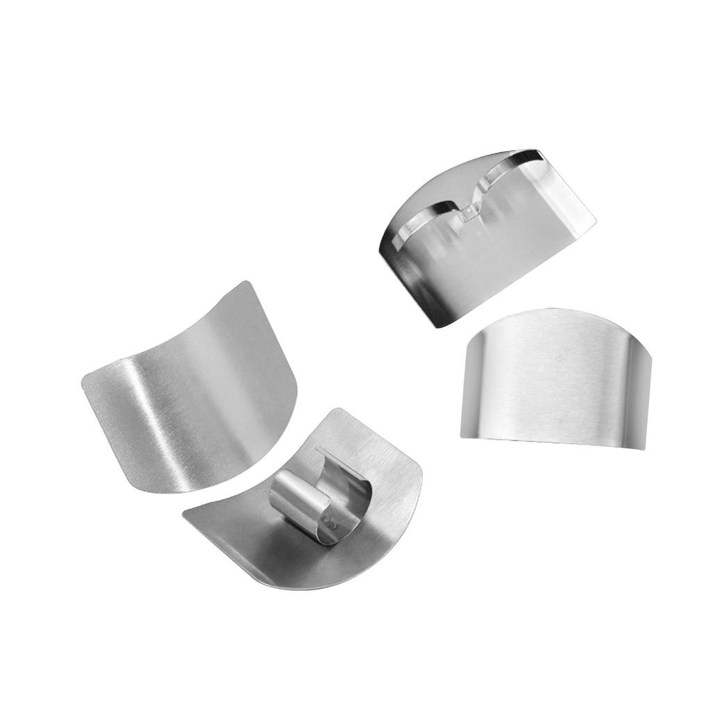 2Pcs Cut Slice Safe Guard Knife Cutting Finger Protectors Vegetables Multiuse Sturdy Lightweight Finger Guards for Cutting