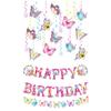 Colorful Butterfly Party Decorations Birthday Banner and Hangings Whirls Eye Catching Birthdays Parties Accessories