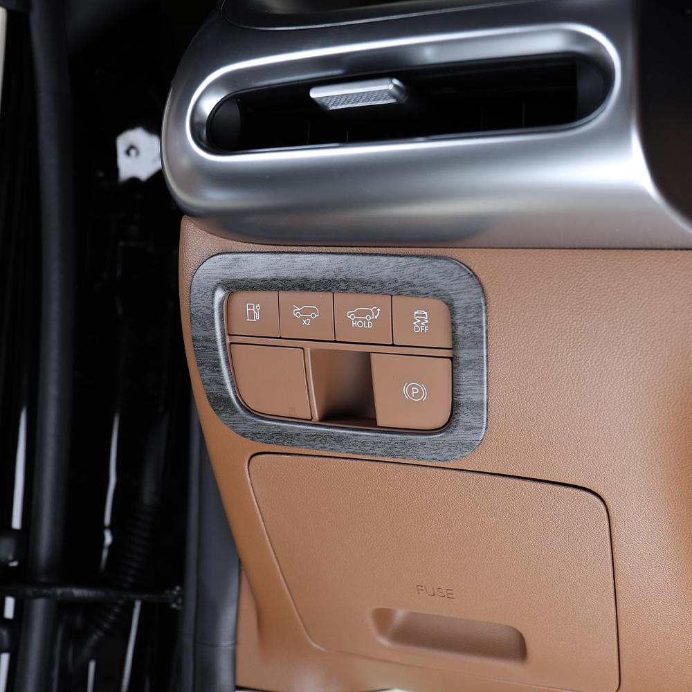 For Hyundai IONIQ 9 2025 2026Left-hand Drive ABS Auto Headlight Adjustment Switch Panel Decor Cover Interior Car Accessories
