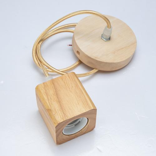 Wood Pendant Lamp E27 Wooden Pendant Lights for Bedroom Home/living Room Decor Natural Color Vintage Hanging Lights Fixture