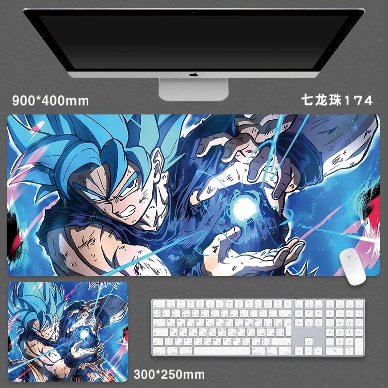 High Quality Japanese Animation Seven Dragon Ball Mouse Pad Oversized Boys Animation Two-dimensional E-sports Game Computer Keyboard Student Desk Pad