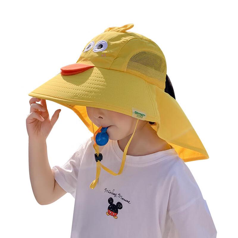 Kids  Adjustable Wide-Brim Sun Hat