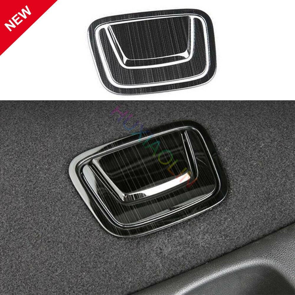 For Cadillac XT4 2019-2022 Black Titanium Tailgate Door Switch Sequins Cover 3PC