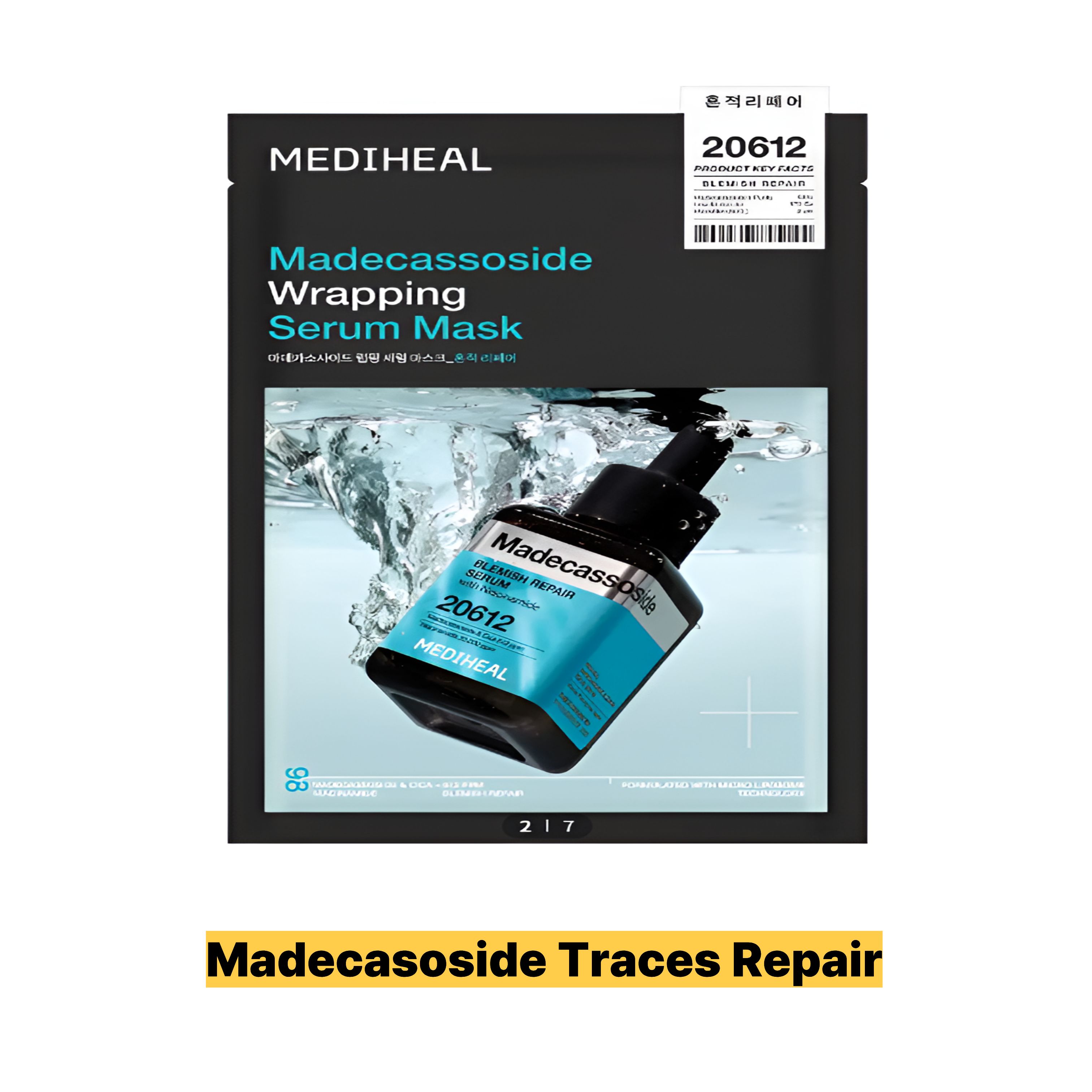 Mediheal Wrapping Serum Mask 10 Sheets (6 Types Available) NO1Madecasoide traces repair