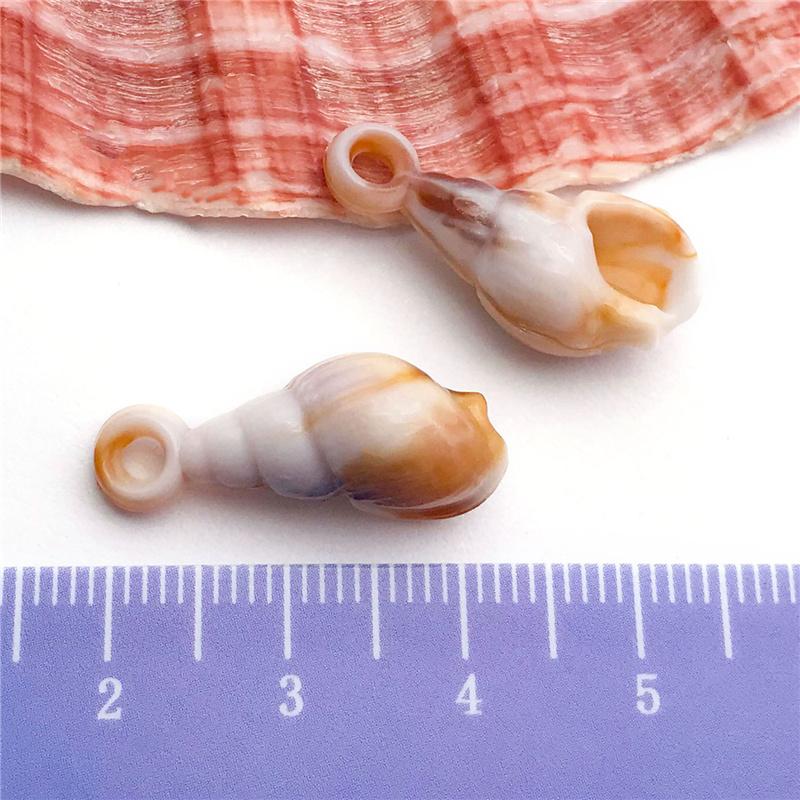 

30pcs Imitation Shell Beads Earring Keychain Charms Plastic Acrylic Necklace Pendants for DIY Bracelet Findings Jewelry Making