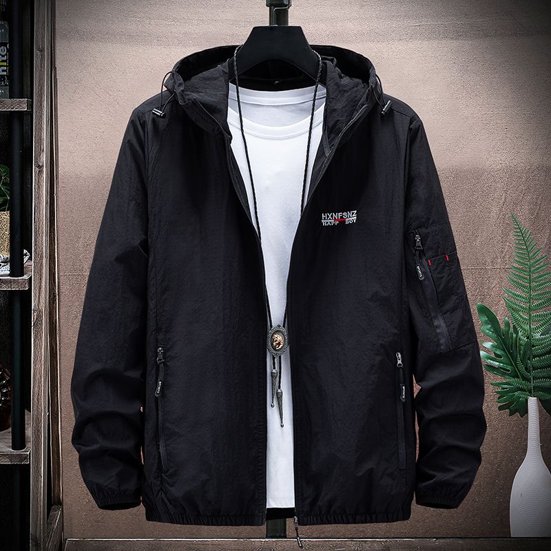 Summer Sunscreen Jacket Men Outdoor Skin Clothing Quick Dry Skin Coat Men Sports Coats Cycling Hiking Fishing Camping Jackets