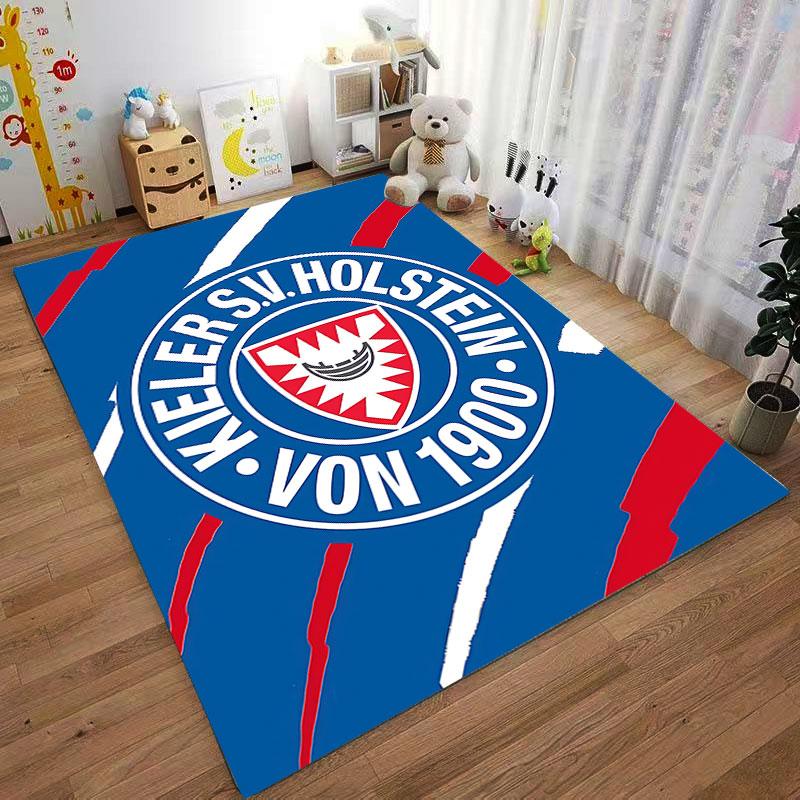 Kieler SV Holstein Logo Carpet Suitable As a Non-slip Mat for the Living Room or Bedroom Sofa