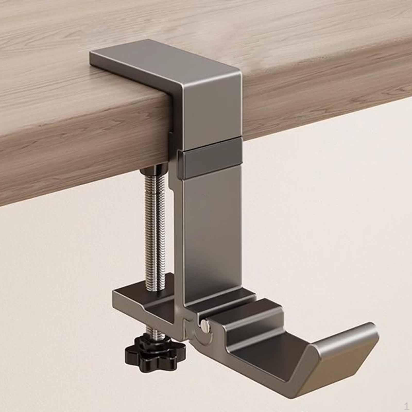 

Mantel Hanger under Desk Hook Accessories Adjustable Headphone Holder Backpack for Gray