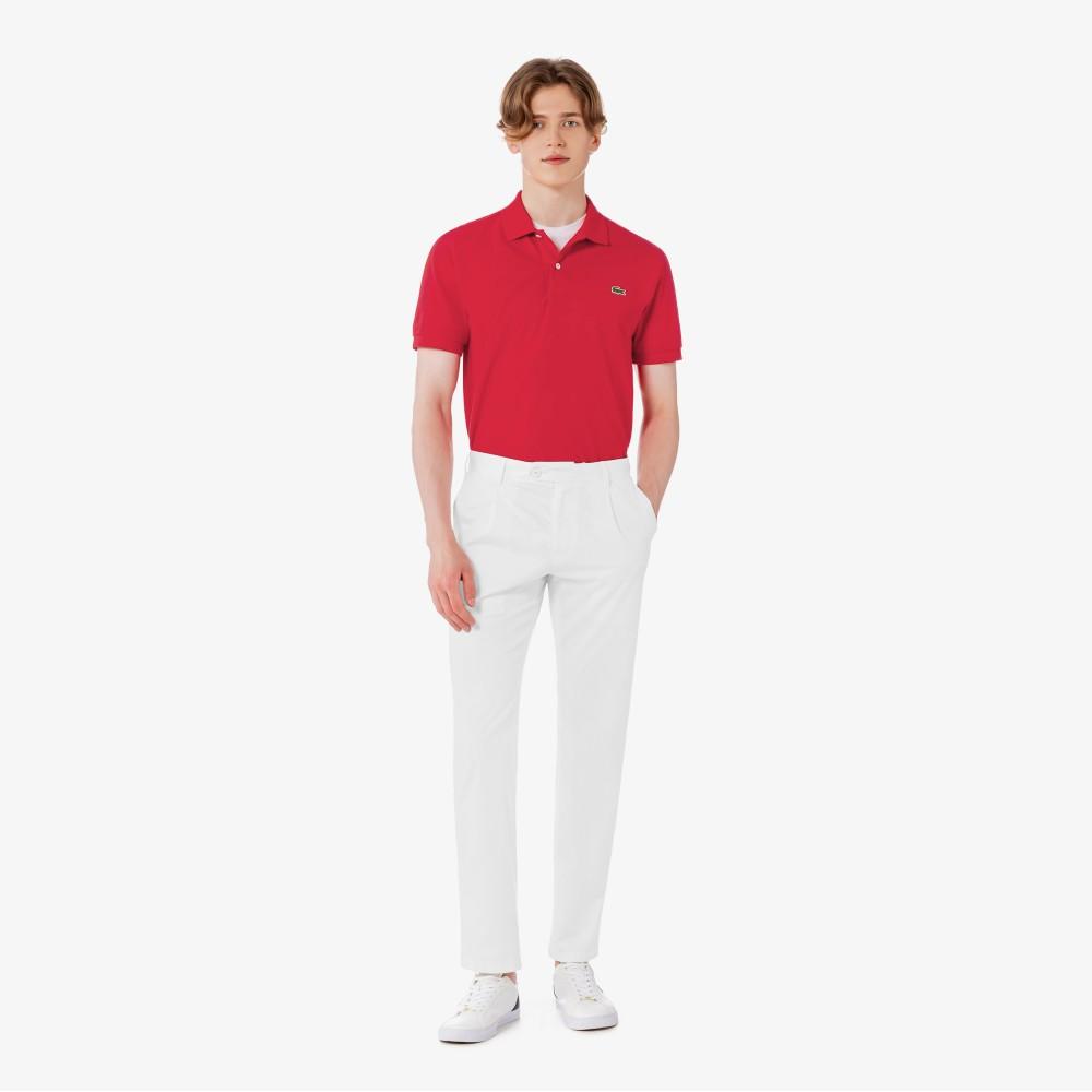 [lacoste] Men's French Regular Fit Basic Polo Shirt PH731E-56G240