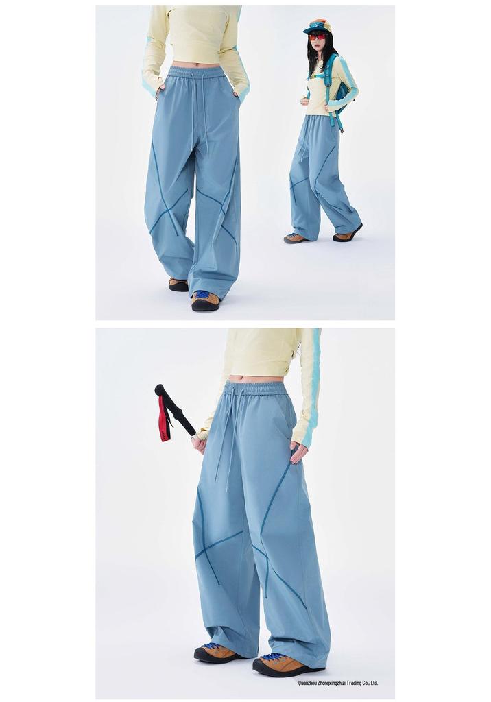 Unisex Spring/Summer Trendy Paratrooper Pants - Casual and Stylish American Workwear for Couples
