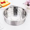 Dimsum Kitchen Tool Basket Compatible with Pot Stainless Steel Cage Cakeware Cooker Steamer