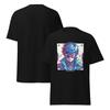 Cyberpunk Anime Boy T-Shirt, Futuristic Techwear Mecha Design, Neon Sci-Fi Manga Aesthetic Shirt, Cool Otaku Streetwear Graphic Tee