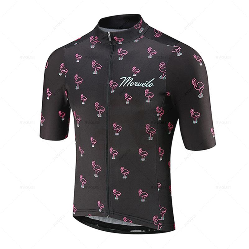 Morvelo-Radtrikot-Set für Herren, Anti-UV-MTB-Fahrradset, Fahrradanzug, Pro-Team-Rennuniform, Ciclismo-Kleidung, Sommer, 2024
