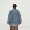 Spring Trendy Brand Loose Trend Tooling Top Jacket Versatile Denim Jacket Men'S Japanese Retro Original Style