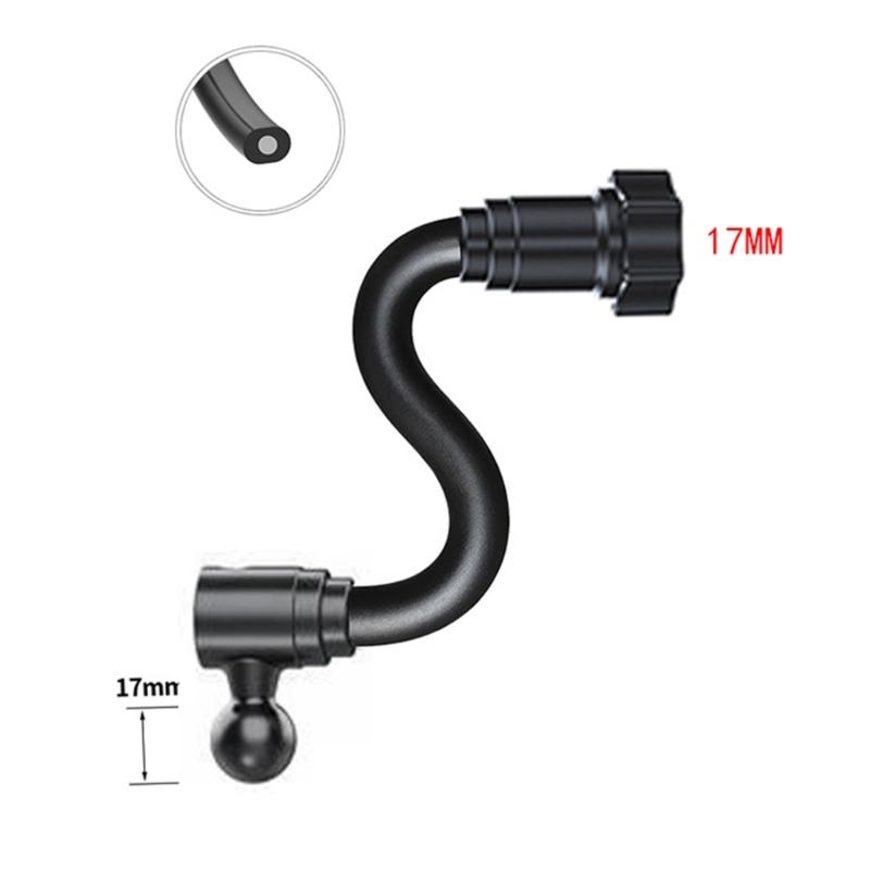 Adjustable 17mm Ball Head Extension Rod For Car Mount Phone Holder Dashboard Bracket Quick Setups