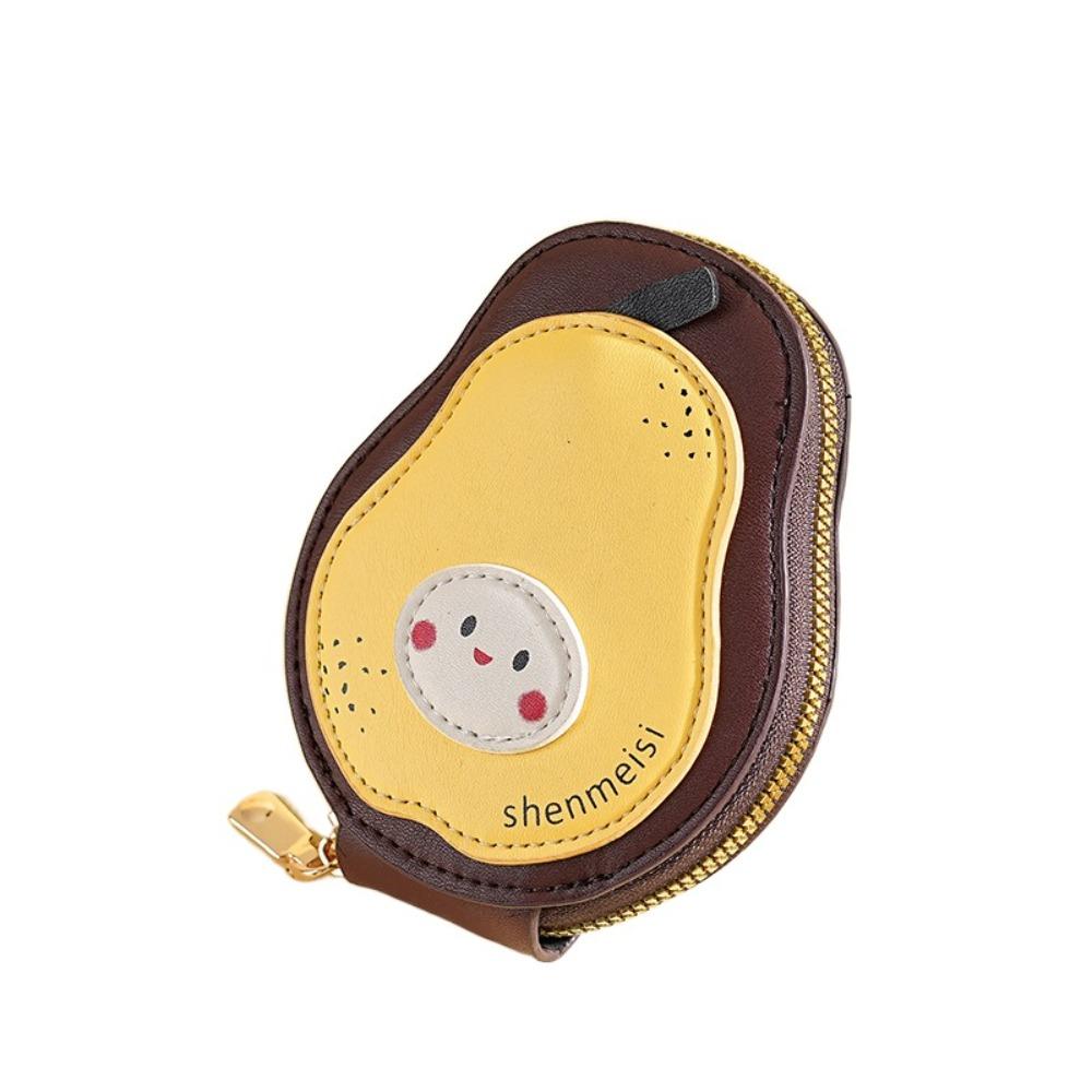 

Вместительный картхолдер из ПУ кожи в корейском стиле, многослотовый картхолдер, для деловых мероприятий кофейный