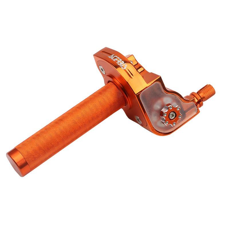 Universal 22mm Motorcycle Throttle Grip Off-Road Dirt Bikes Adjustable Twist With Visual Fuel Indicator 7 Colors