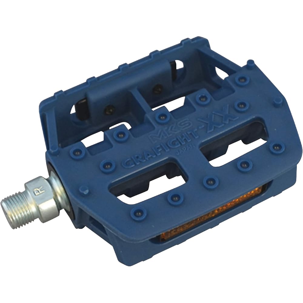 MKS GRAFIGHT-XX Bicycle Pedals 9/16 Inch Blue Lightweight Durable Cycling Accessories