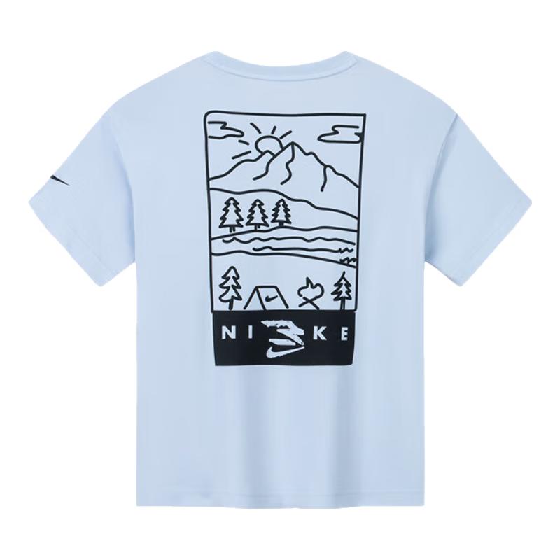 NIKE Kids  Cotton Short Sleeve T-Shirt XL