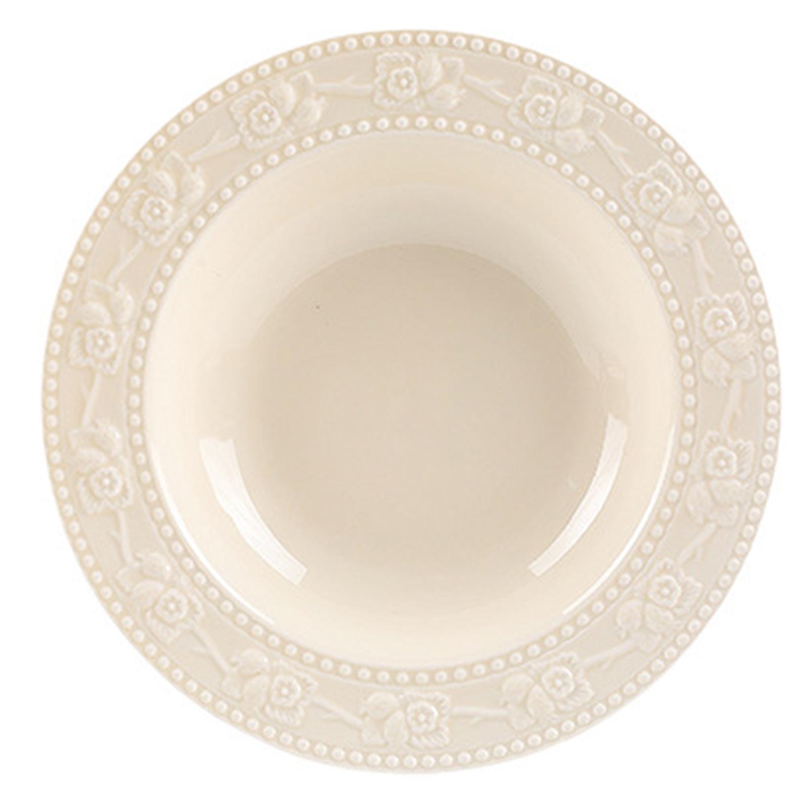 Stylish Dinner Plates Food Grade Decorative For Household Rice Bowl жёлтый