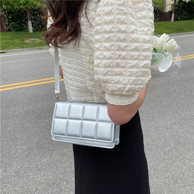 Beliebte 2025 Damen Diamant-Steppung Crossbody Minitasche - Schicke Koreanische Mode Einzel-Schultertasche