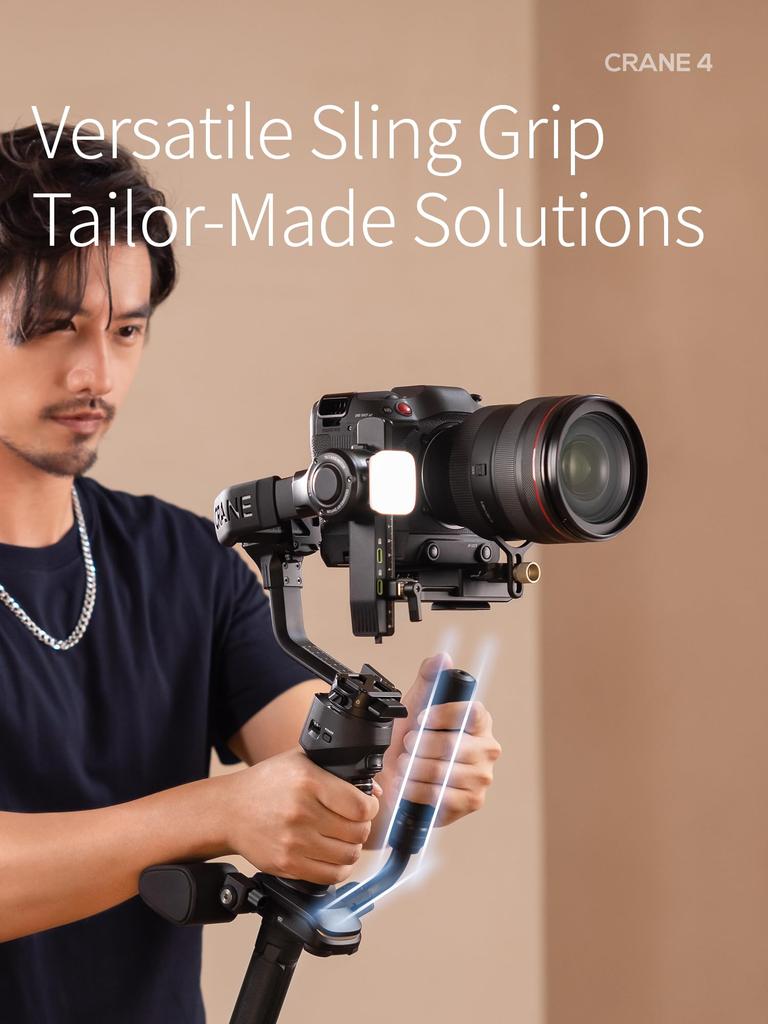 Flagship ZHIYUN Crane 4 Combo Gimbal Stabilizer for DSLR and Mirrorless Cameras with Upgraded Wrist Fill and PD Fast Charging [Official Store] 3-Axis