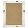 VidaXL Wall Mirror Baroque Style 50x60 Cm White 320316