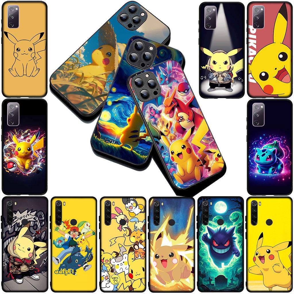 Phone Cover for Motorola Moto G22 G23 G32 G53 G60 G72 G64 G20 G8 G9 Plus Power E13 E20 E32 Case Gengar P-Pokemons GO P-Pikachus