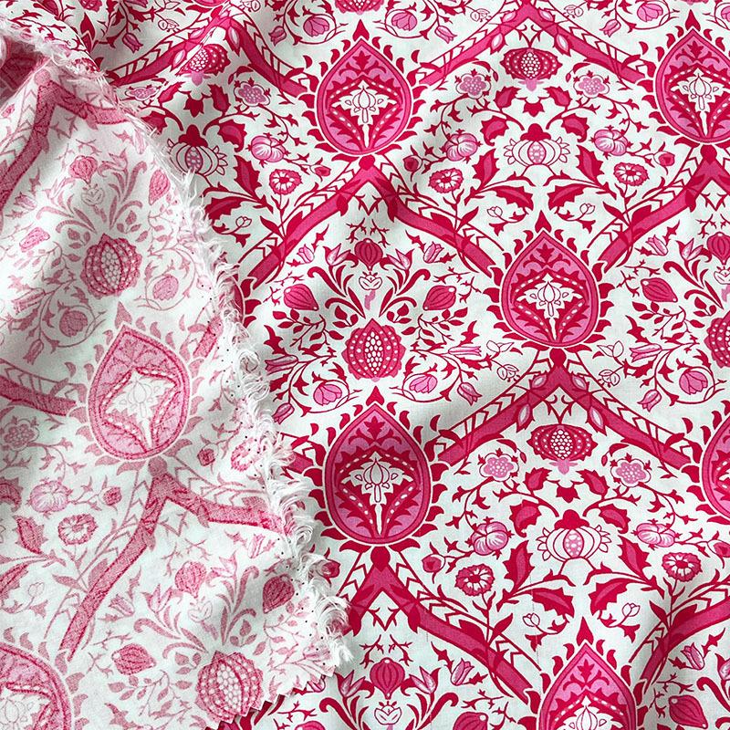 Rayonstoff Floral Blumen Vintage Liberty Ethnisch Weich Sommer Pyjama Stoff Nähzubehör Meterware cortinas jupes