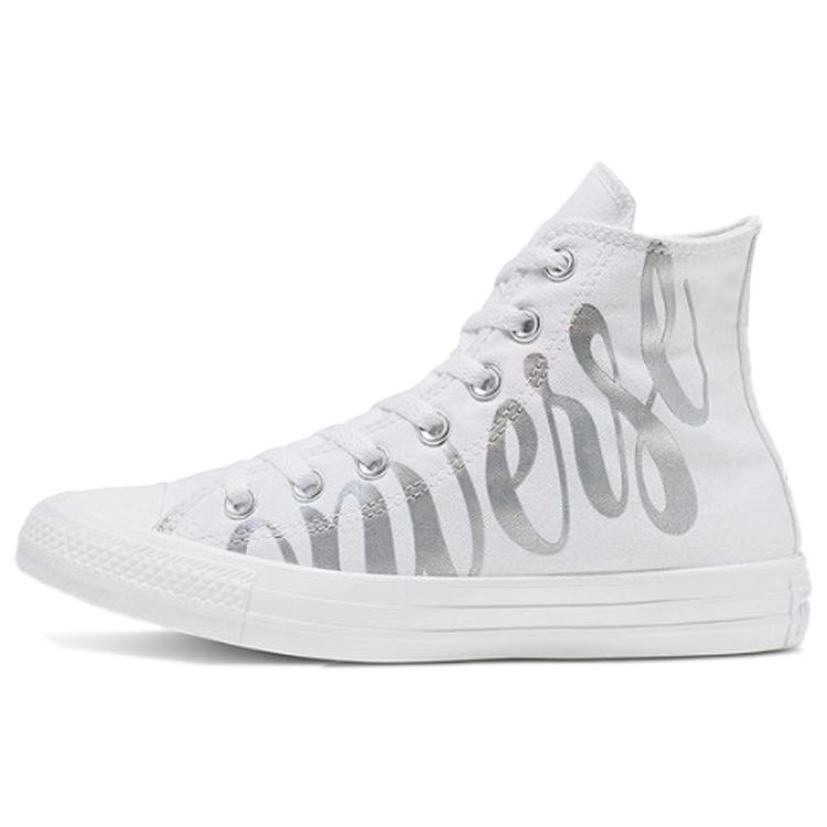 Converse Chuck Taylor All Star Iridescent Star High Top Women Sneakers White 566176C