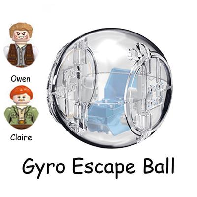 Jurský park Svět Dinosauři Gyrosféry Gyro Míč Hamster míček Figurka Kostky Stavebnice Stavební Kostky Hračky Pro Děti