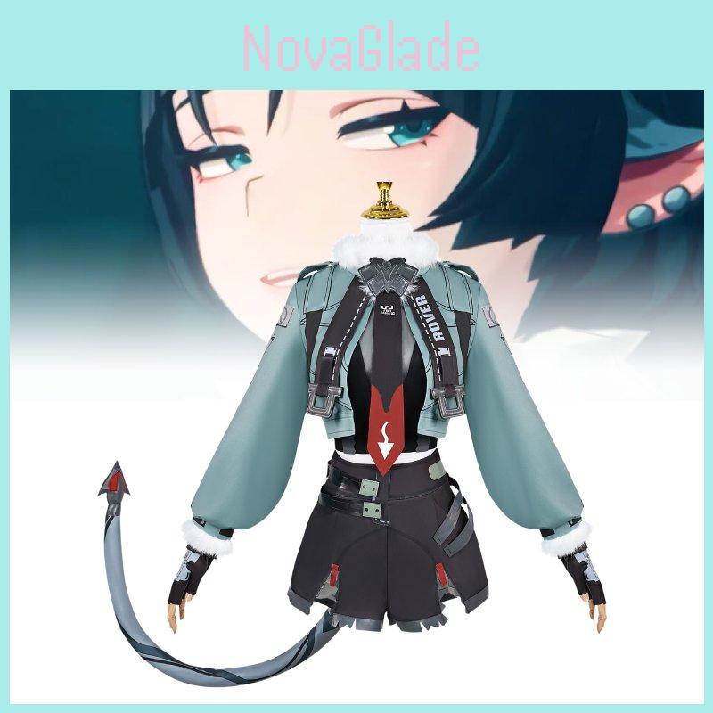 Cute And Refreshing Simplified Du Cosplay Costume Full Set For Game Character Role Play Summer 2024