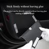 Car Door Anti-Kick Pad for Tesla Model Y Juniper 2025 Leather Sticker Trim Side Door Sill Protector Cover Interior Decoration