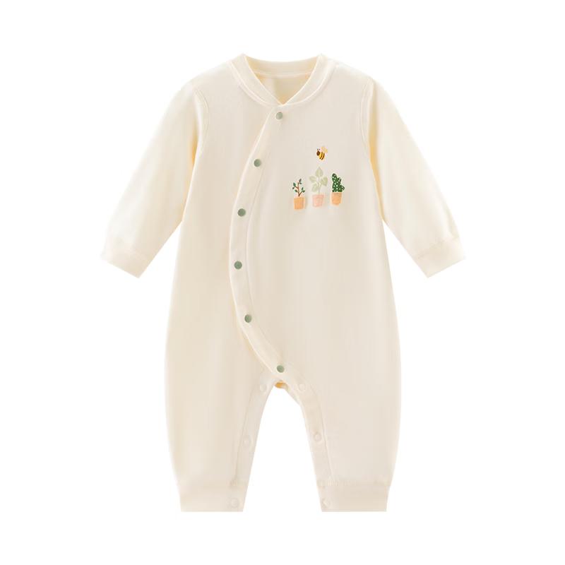 Happy Little Bear Baby Pure Cotton Long-Sleeve Romper 90/52