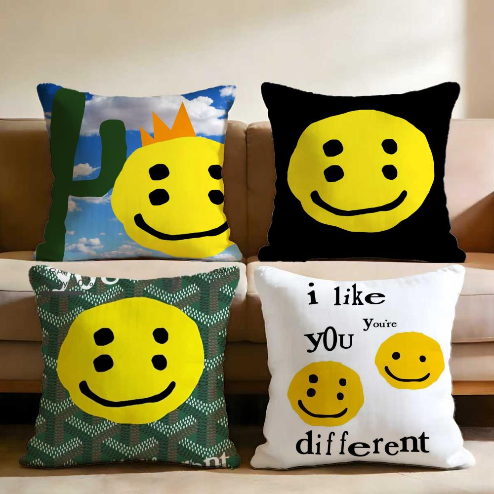 Luxury Smile C-Cpfm Cushion Cover Multi-Scene Pillow Cover for Home & Car - Reversible, Soft & Durable for Daily Use