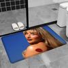 Poster Singer S-Sabrina Entrance Door Mat Washable Non-Slip Living Room Sofa Chairs Area Mat Kitchen Welcome Doormat