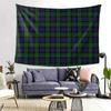 Black Watch Tartan Plaid Tapestry Decoration Art Aesthetic Tapestries for Living Room Bedroom Home Wall Cloth Wall Hanging