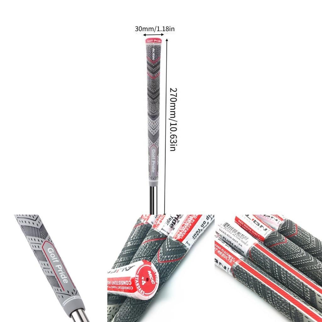 Gripy golfowe Golf Pride Align Dostawa Fabryczna Bezpośrednia Materiał Gumowy/bawełniany Mcc Plus4/mcc Czerwony/mcc Zielony