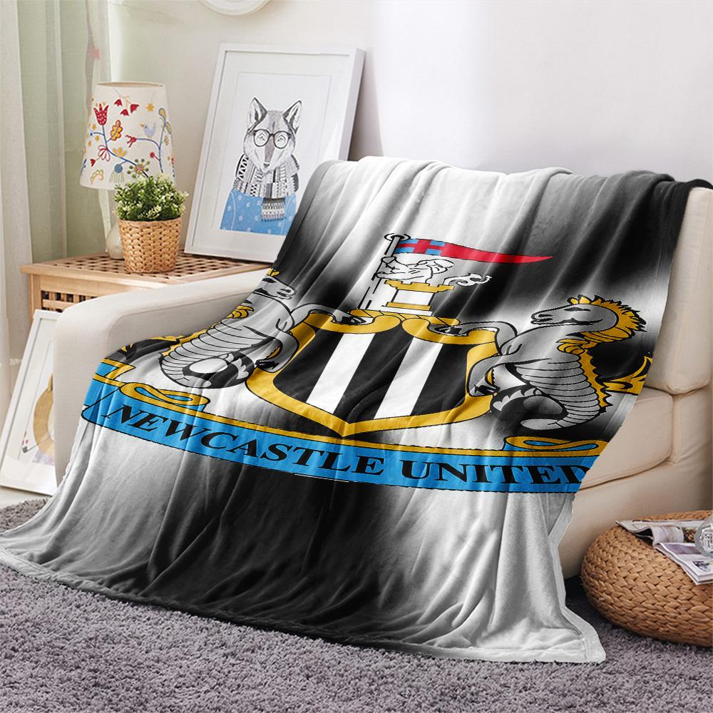 NUFC proter logo Print FlAannel Blanket, High quality Comfortable for All Seasons, Home Decor, Warmth and Comfort