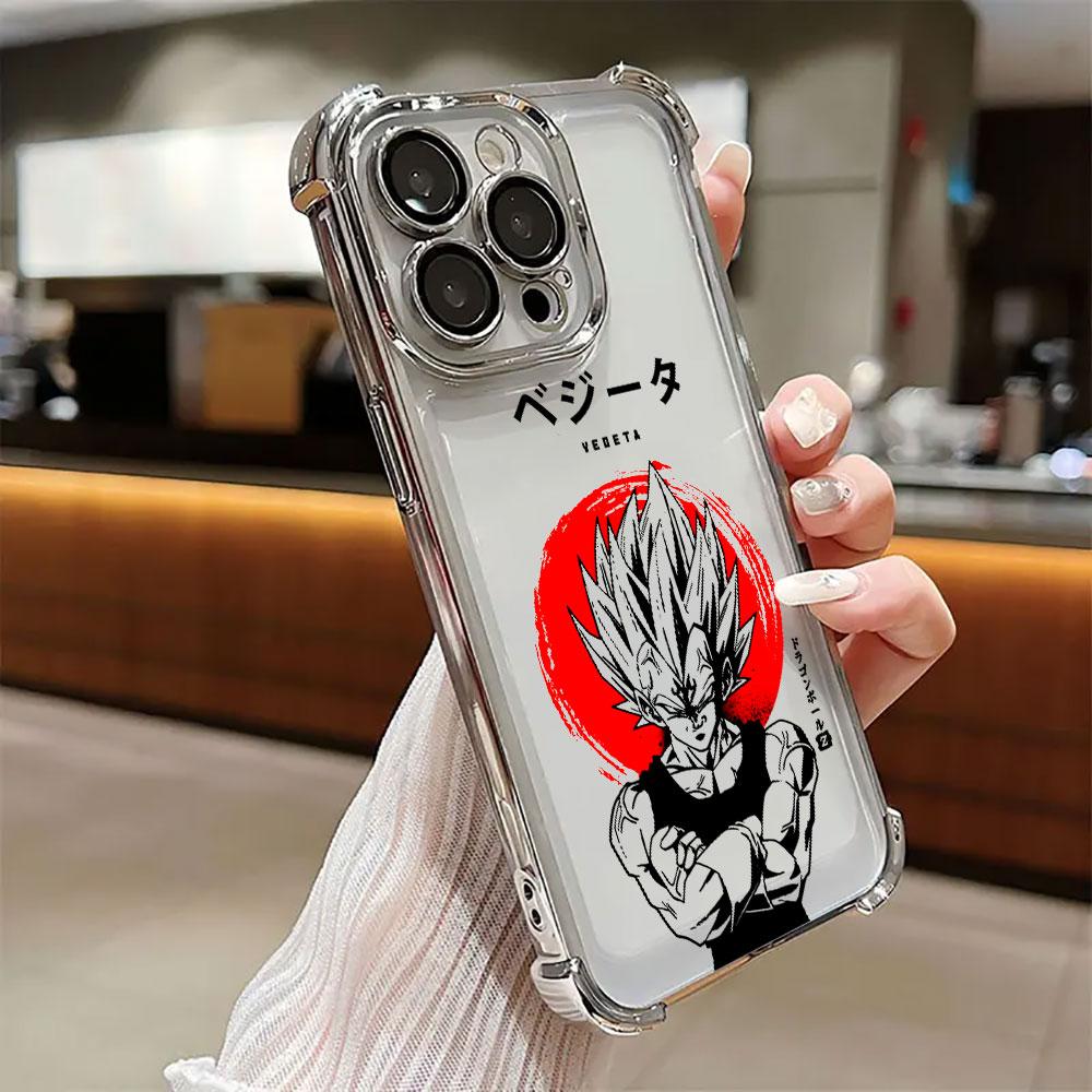 Dragons Balls Son Goku Vegeta Cartoon Phone Case For Xiaomi 15T 14T 13 Pro 15 F8 Ultra Poco X7 F7 Pro 5G X3 X6 F5 M7 Clear Cover
