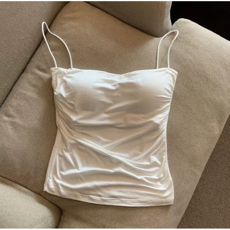 

Осень и Зима Шелковый Heattech Жилет Интимные Вещи Женский Утепленный Утолщенный Приталенный Топ с Нагрудником Стройнящая Базовая Рубашка с Подогревом White doesn t Fleece-lined one inside One size