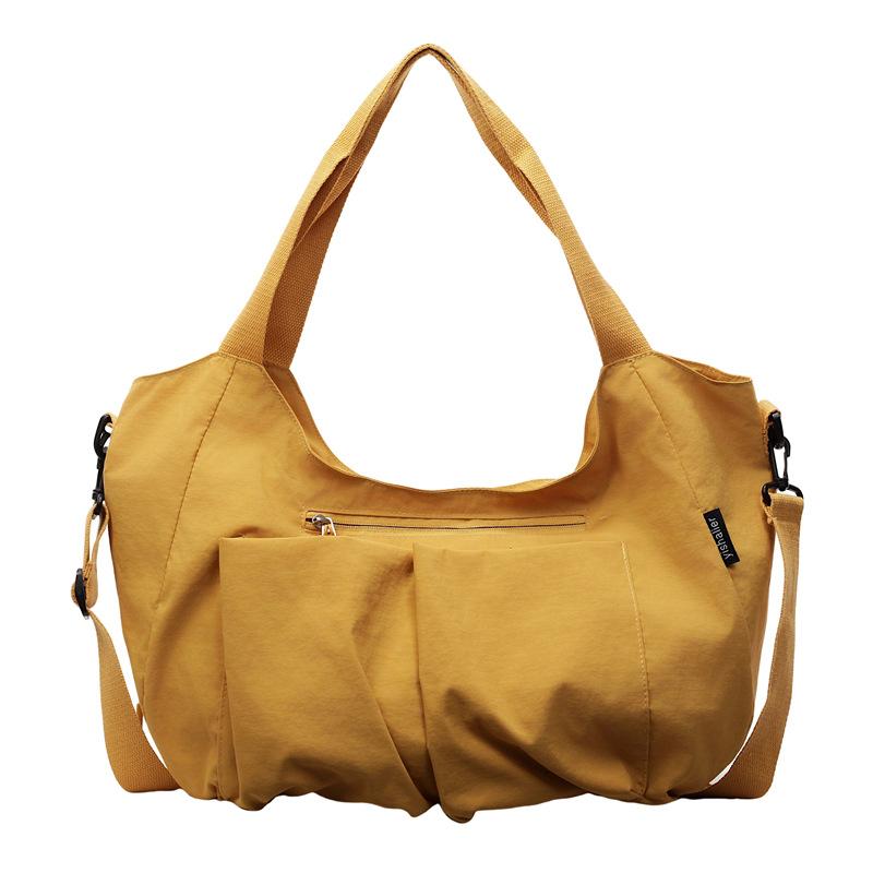 Tide cool fashion casual light luxury niche nylon bag large capacity women's shoulder commuter messenger bag